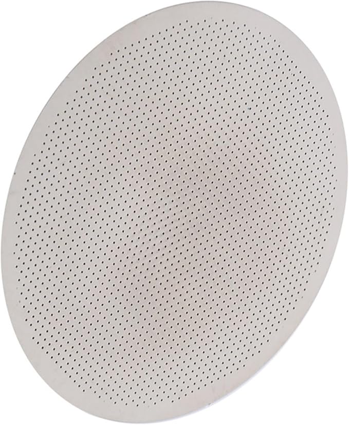 Keenso Solid Stainless Steel Coffee Filter, Washable and Reusable, Best Results with Coffee Machines, Accessories