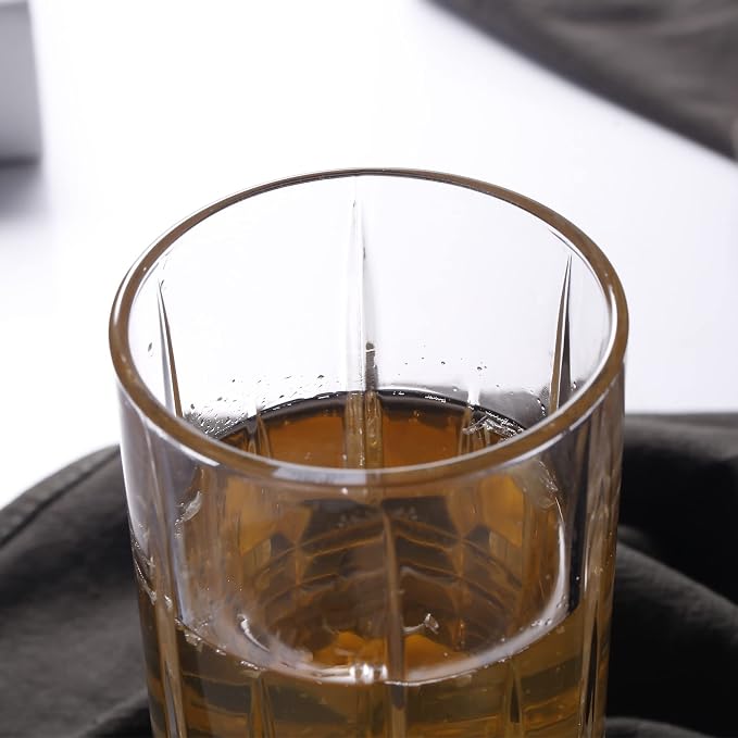 Tall Highball Drinking Glasses Set of 6, Water Glasses, Cocktail Glass 14 oz Clear - Image 5
