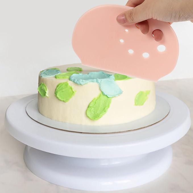 2pcs Reusable Pp Dough Scraper with Measuring Scale and Non-slip Surface, Ergonomic Design Cake Cutter for Baking Breads and Pastries in Kitchen - Image 5