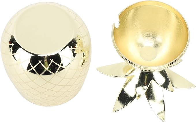 Design 500ml Stainless Steel Tumbler Cup with Lid, Reusable, Ideal for Bar and Party, Unique Cocktail Glassware (Gold) - Image 6