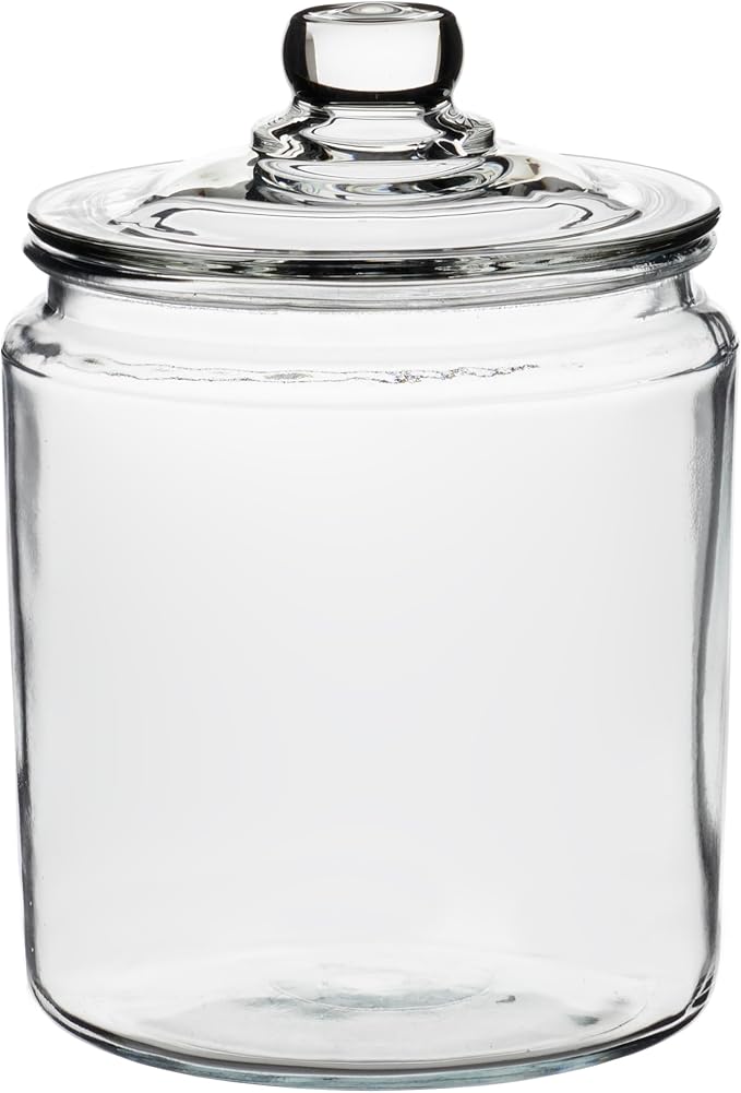 Anchor Hocking Heritage Hill 1/2 Gallon Glass Jar with Lid, Set of 2 - Image 4