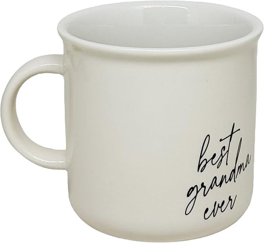 Sweet Water Decor Best Grandma Ever Camping Mugs - 11oz Cute Coffee Mugs for Hot & Cold Drinks - Dishwasher & Microwave Safe - Ceramic Travel Mug - Ideal Tea and Espresso Mug by SweetWaterDecor