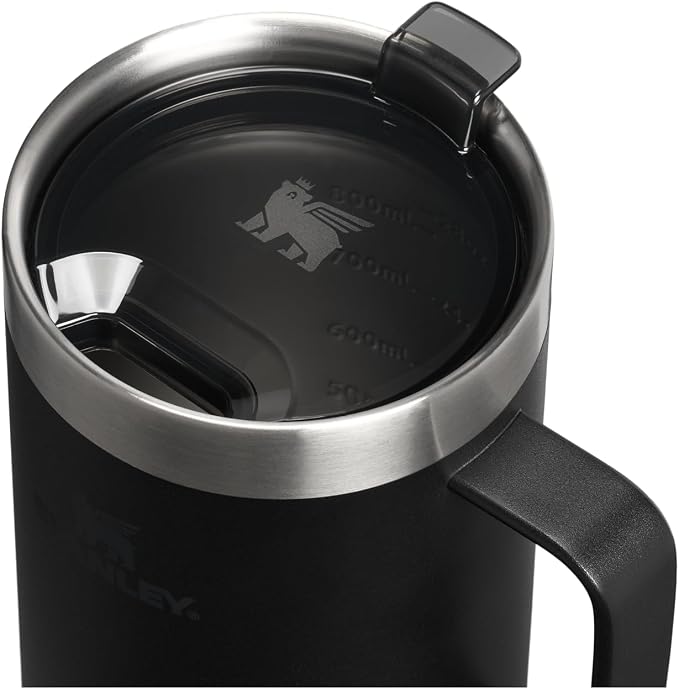 STANLEY The Everyday Suburban Mug | 30 oz | Drink Through Lid | Cup for Coffee, Tea and Drinks | Insulated Stainless Steel Coffee Mug | BPA-Free | Black 2.0 - Image 2