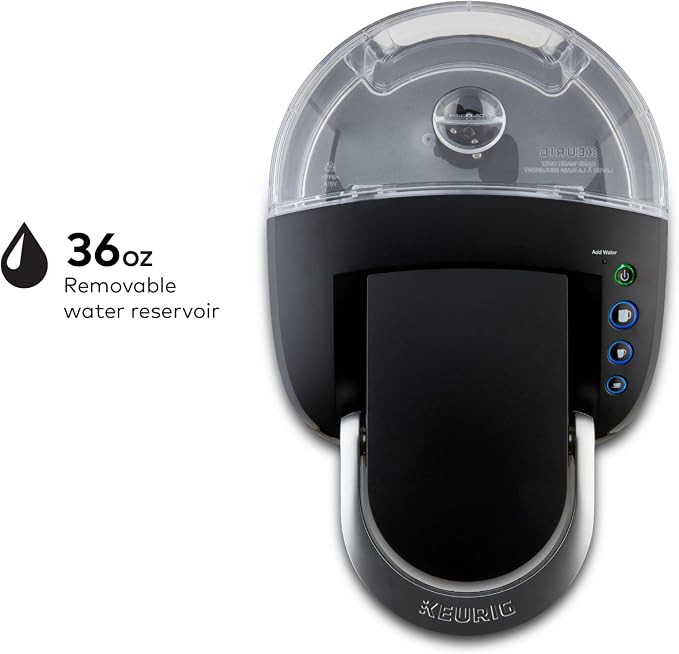 Keurig K-Compact Single-Serve K-Cup Pod Coffee Maker, with 3 Brew Sizes, Smart Start Feature, 36oz Removable Reservoir, Black - Image 6