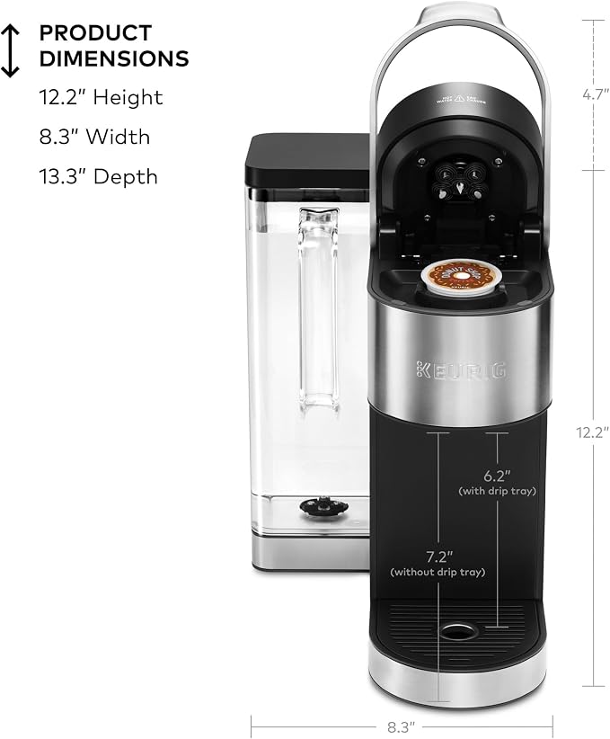Keurig K-Supreme Plus Single Serve K-Cup Pod Coffee Maker, MultiStream Technology, Customizable Strength and Temperature Settings, Programmable, 78oz Removable Reservoir, Stainless Steel | MultiStream Technology, Customizable Strength, Temperature Sett... - Image 5