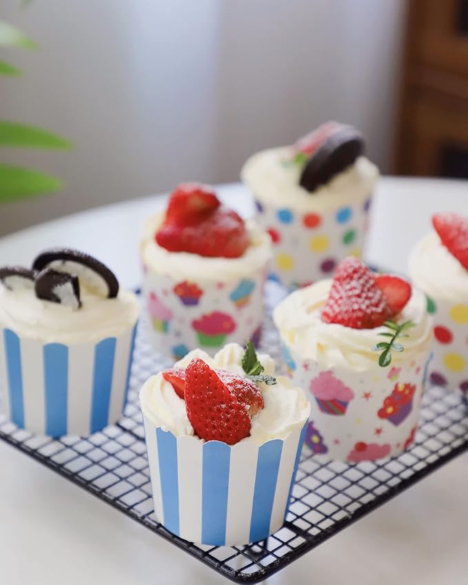 Quality Cupcake Baking Cups Disposable Cake Baking Cup Cupcake Muffin Fit Home Party(100pcs) - Image 8
