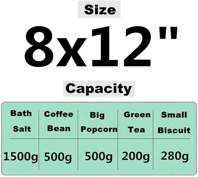 Kraft Paper Bags With Matt Window And Zip Decorative Brown Heavy Duty Heat Seal Recycled Resealable Mylar Stand Up Pouches Bags Sealable For DIY Food Snack Cookies Candy Coffee(8x12+4inch) - Image 3