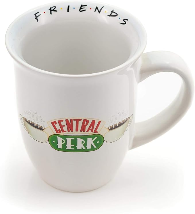 Silver Buffalo Friends Central Perk Logo Wide Rim Ceramic Mug, 16 Ounces - Image 3