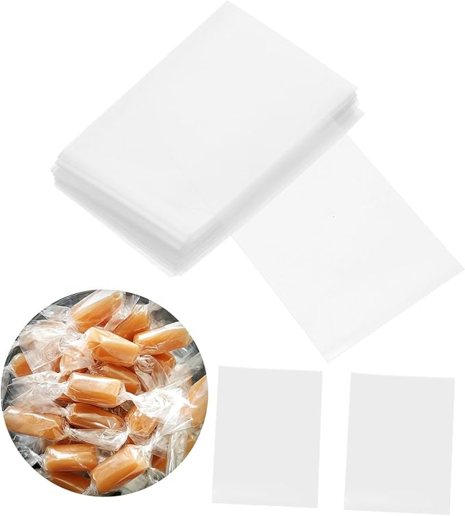 PRETYZOOM 100pcs Cellophane Bags for Cookies and Candies Self-sealing Snack Packaging for Parties Decorative Treat Wrappers for Gifting and Celebrations - Image 3