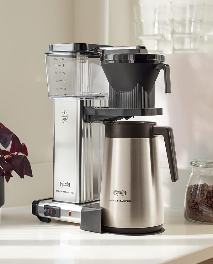 Technivorm Moccamaster 79312 KBGT Coffee Brewer, 40 oz, Polished Silver - Image 4