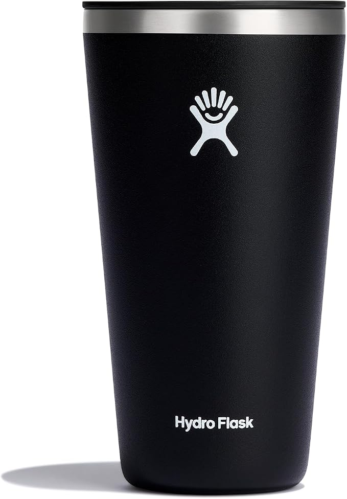 Hydro Flask All Around Tumbler Press-in Lid, Insulated Travel Mug, Stainless Steel Coffee Cup 28 Oz Black by Unknown