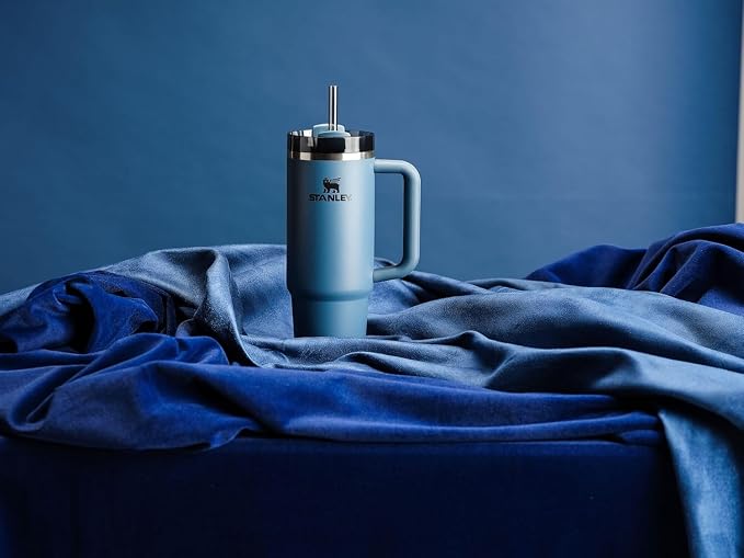 STANLEY Quencher H2.0 Flow State Tumbler, 30 oz, Blue Spruce | Handle and Straw | 3-Position Lid | Cup Holder Compatible for Travel | Insulated Stainless Steel Cup | BPA-Free - Image 6