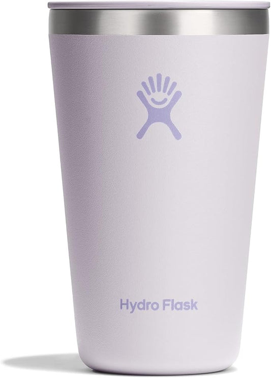 Hydro Flask All Around Tumbler Press-In Lid, Insulated Travel Mug, Stainless Steel Coffee Cup 16 Oz Cloud Pink by Unknown