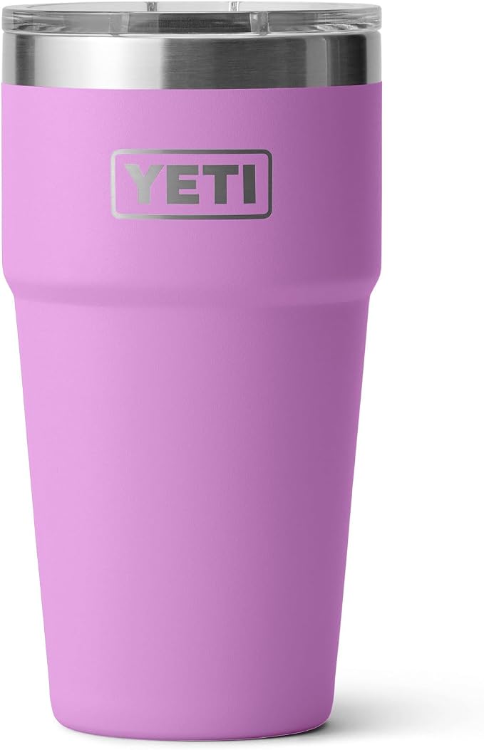 YETI Rambler 20 oz Stackable Tumbler, Stainless Steel, Vacuum Insulated with MagSlider Lid by YETI