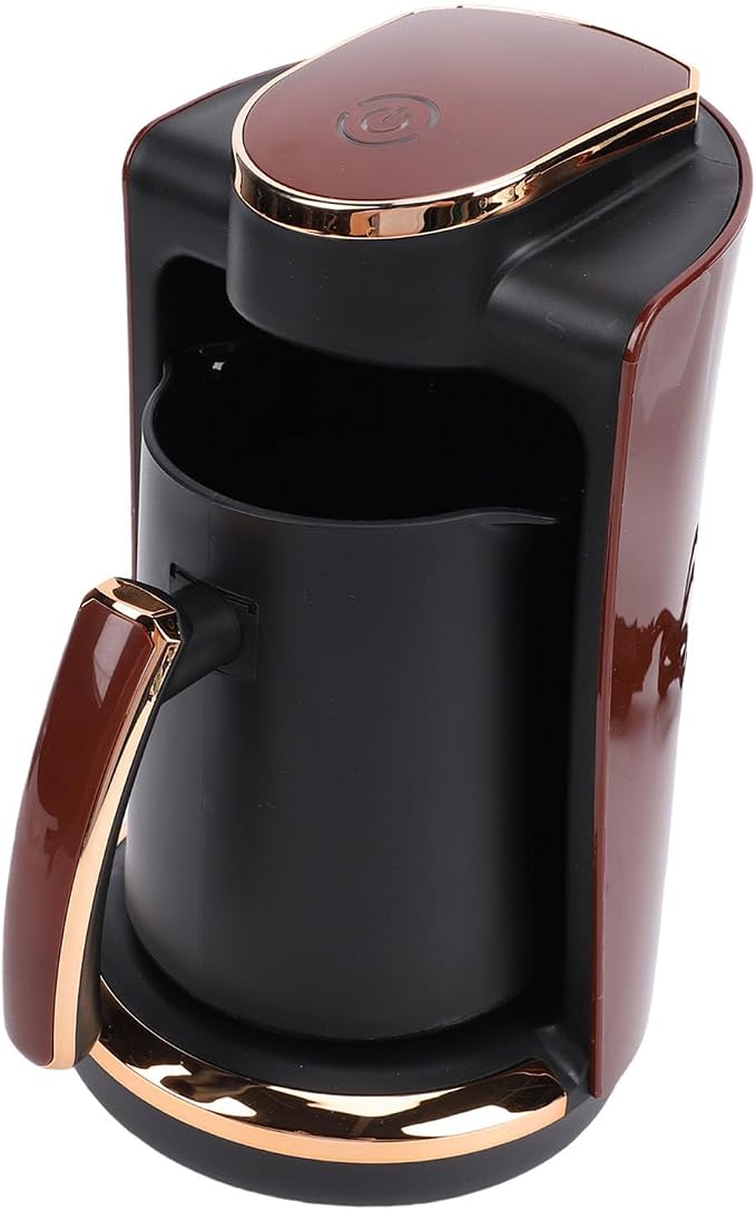Duokon Electric Turkish Coffee Maker 550W 250ML Single Cup Machine with Plastic Construction for Home Office Travel Brewing by Duokon
