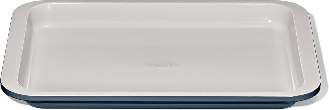 OXO Good Grips Non-Stick Pro Ceramic Coated Metal Bakeware Quarter Sheet Pan – Storm Blue by Unknown