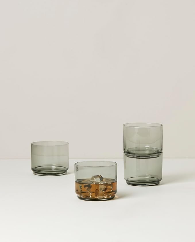 Lenox Tuscany Classics 4Pc Short Glasses, 1.10, Black - Image 3