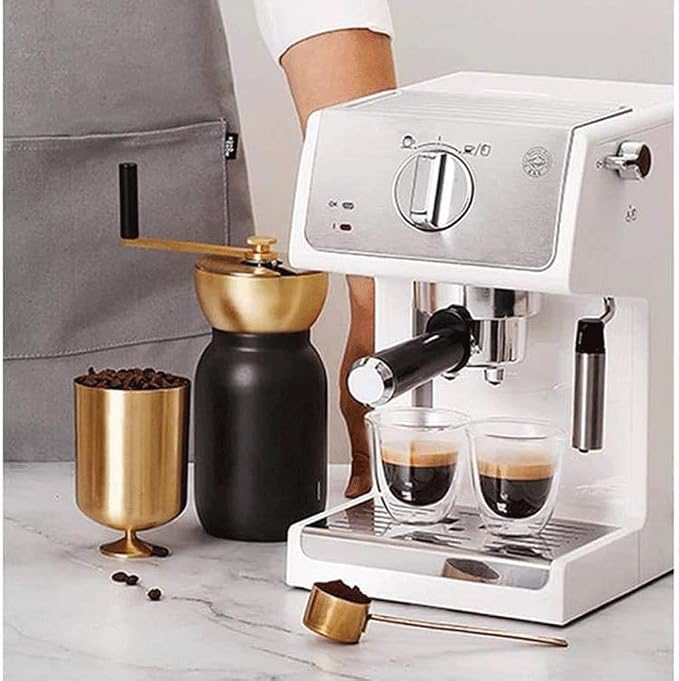 Espresso Machine, Compact Stainless Steel Coffee Maker with Milk Frother Wand for Professional Brewing, Perfect for Home Use, Easy to Clean and Operate - Image 5