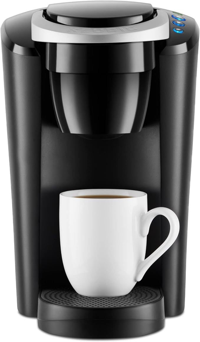 Keurig K-Compact Single-Serve K-Cup Pod Coffee Maker, with 3 Brew Sizes, Smart Start Feature, 36oz Removable Reservoir, Black by Keurig