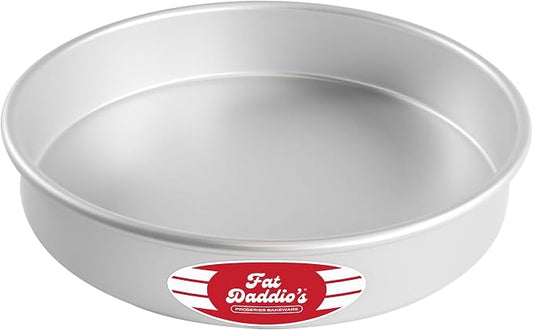 Fat Daddio's Anodized Aluminum Round Cake Pan, 10 x 2 Inch by FatDaddios