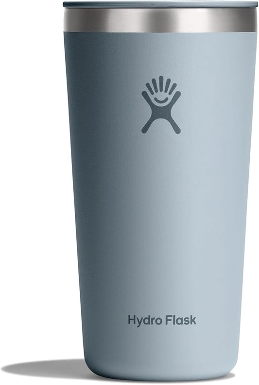 Hydro Flask All Around Tumbler Press-In Lid, Insulated Travel Mug, Stainless Steel Coffee Cup 20 Oz Shale Gray by Unknown