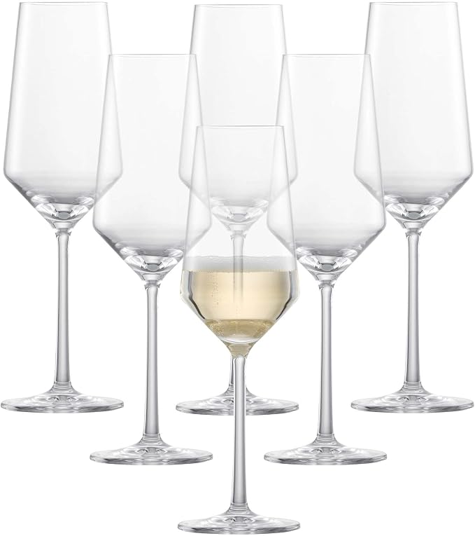Zwiesel Glas Pure Champagne Glass (Set of 6), Champagne Flutes with Effervescent Point, Dishwasher-Safe Tritan Crystal Glasses, Made in Germany (10 Ounce) by Unknown