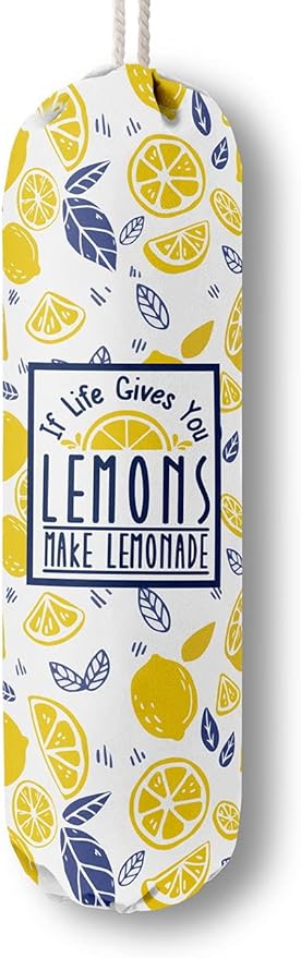 If Life Gives You Lemons Make Lemonade, Kitchen Grocery Bags Holder Container Organizer, Plastic Bag Holders Storage for Garbage Shopping Trash Sack, Gift for Women Mother Grandmother Friend by HiLus