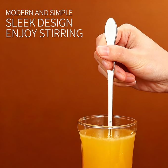 2 PCS Long Coffee Spoons,10 Inch Coffee Stirrers,Ice Tea Spoons,Stainless Steel Iced Tea Spoon for Coffee Bar Accessories Tea Mixing Cocktail Stirring Coffee Milkshake Cold Drink (10 inch)