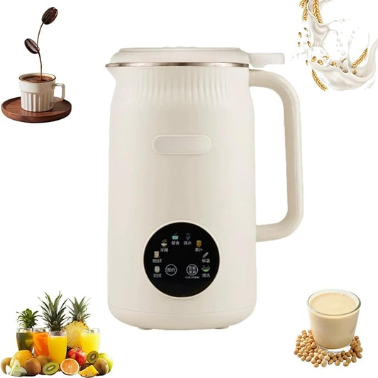 Nutripour - The 8-in-1 Multifunction Nut Milk Maker, Multifunctional Soymilk Maker, Milk Frother, Large-Capacity Touch-Screen Soymilk Maker, Suitable for Nut Milk, Oat Milk, Soy Milk (1 PC)