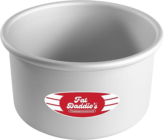 Fat Daddio's Anodized Aluminum Round Cake Pan, 7 x 4 Inch by FatDaddios