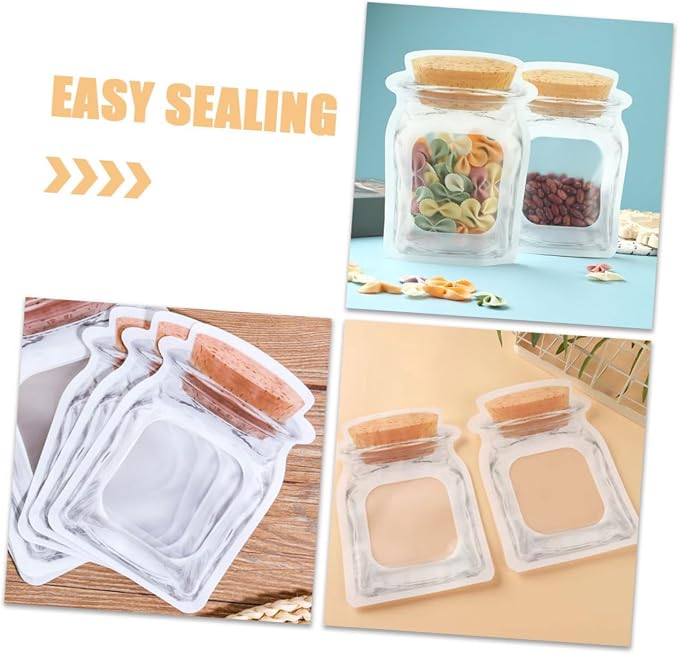 ERINGOGO 50pcs Small Self-sealing Snack Wrapping Pouches Creative for Cookies Baked Goods and Candy Decorative Food Storage Bags for and Treats - Image 3