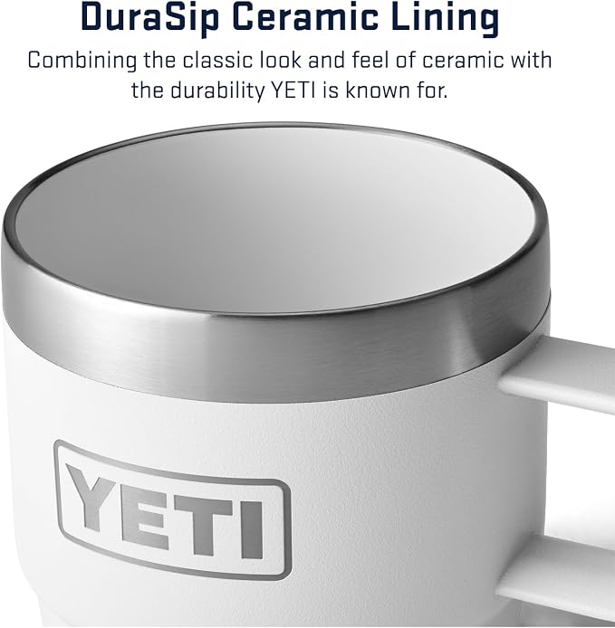 YETI Rambler 6 oz Stackable Mug, Stainless Steel, Vacuum Insulated Espresso/Coffee Mug, 2 Pack - Image 3