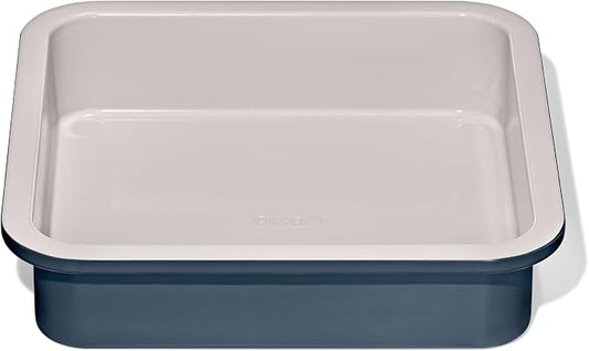 OXO Good Grips Non-Stick Pro Ceramic Coated Metal Bakeware 9” Square Cake Pan – Storm Blue by Unknown