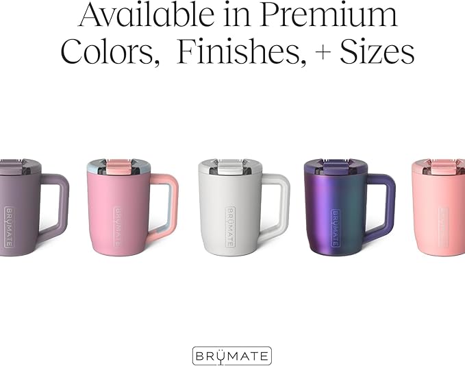 BrüMate Müv - 15oz 100% Leak Proof Insulated Coffee Mug with Handle & Lid - Stainless Steel Coffee Travel Mug - Double Walled Coffee Cup (Mocha) - Image 4