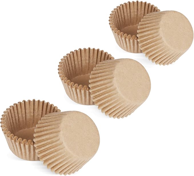 Caperci 500 Count Mini Cupcake Liners Natural Muffin Liners Greaseproof No Smell Small Cupcake Wrappers Baking Cups - Image 8
