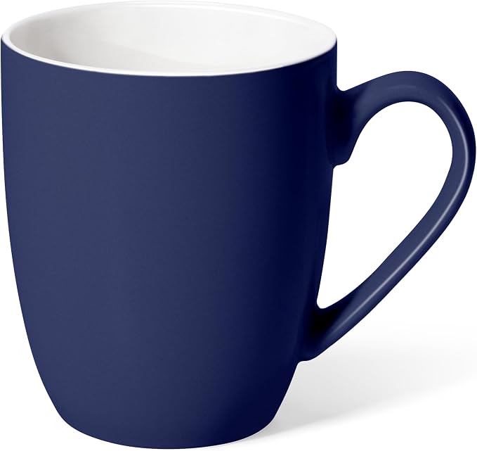 Urbanstrive 16 oz Large Coffee Mugs Set of 4 Ceramic Coffee Mug White Coffee Cups Tea Cups Idea Gift for Women Men House Warming Gifts New Home Office, Dark Blue 4 Pack - Image 9