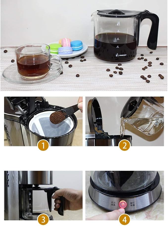 Automatic Coffee Machine Dual-Use Bean and Powder Maker, Large Capacity Stainless Steel for Brewing Coffee and Tea - Image 5