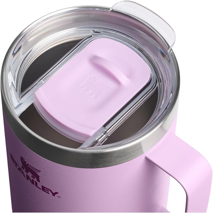 STANLEY Everyday Camp Mug 24oz | Drink Through Lid | Cup for Coffee, Tea and Drinks | Insulated Stainless Steel Coffee Mug | BPA-Free | Soft Orchid - Image 2