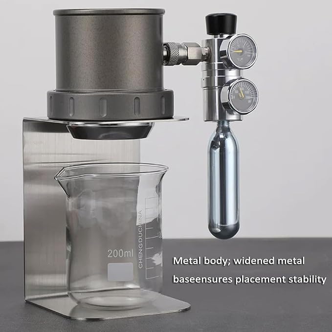 Pneumatic Coffee Machine, Portable Manual Air Pressure Coffee Maker, With Pressure Gauge,Working Pressure: 1-20 Bar (Alloy) - Image 3