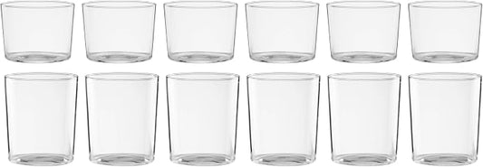 Oneida 895977 Stackables Clear Short & Tall Glasses, Set Of 12 by Oneida