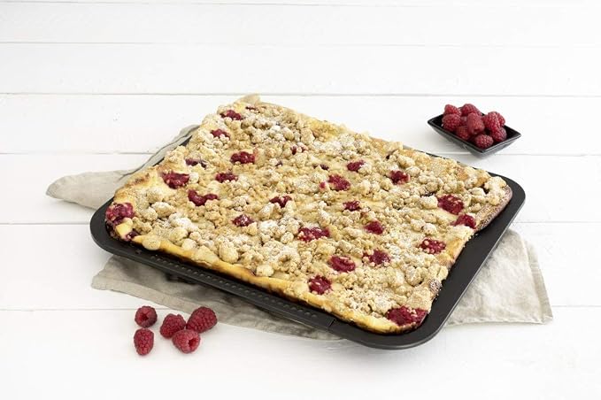 Zenker Adjustable Universal Oven Baking Tray, Black/Metallic, 13.58-20.47 x 12.99 x 1.18" - Image 3