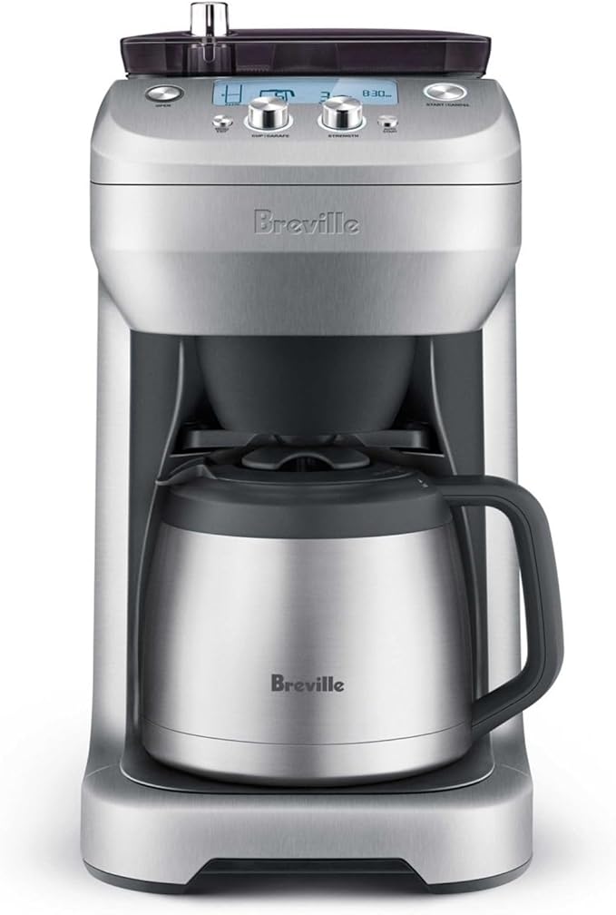 Breville BDC650BSS Grind Control Thermal Carafe, Brushed Stainless Steel | Grind and brew fresh coffee your way with drip coffee maker with built-in grinder and adjustable grind and strength settings by Unknown