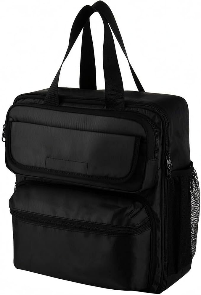 Coffee Machine Pouch Carry Case Bag Organizer Tote With Handles And Zippered Pockets Nylon Oxford Construction For Single Serve Brewer Storage Home Gift Giving by Unknown