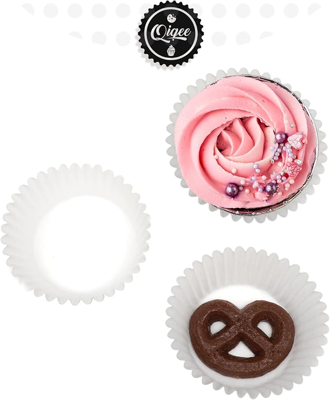 qiqee Foil Cupcake Liners, 500 Count, Standard Size, 10 Colors - Image 4