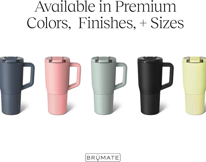 BrüMate Müv - 25oz 100% Leak Proof Insulated Coffee Mug with Handle & Lid - Stainless Steel Coffee Travel Mug - Double Walled Coffee Cup (Nightfall Blue) - Image 2