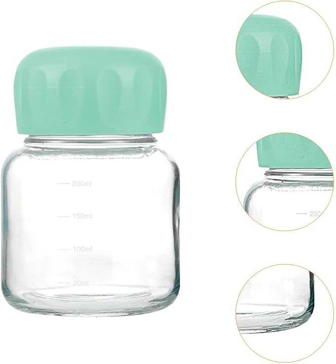 2X Glass Water Cup Compact Portable Glassware Juice Glass Cup Creative Soy - Image 3