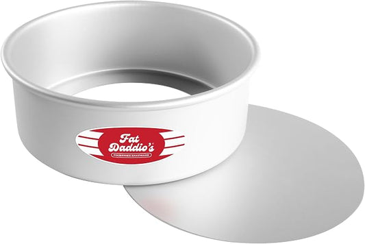 Fat Daddio's PCC-83 Anodized Aluminum Round Cheesecake Pan, 8 x 3 Inch by FatDaddios
