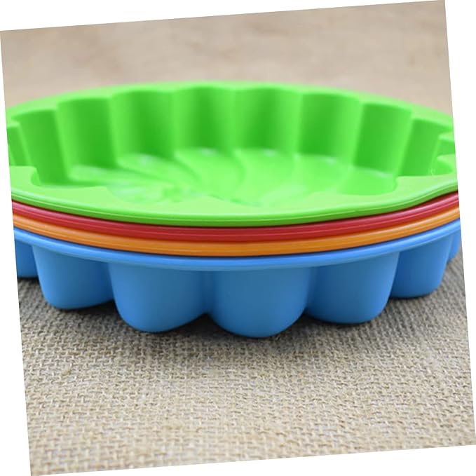LABRIMP 2pcs Round Silicone Cake Mold Pan Non-stick Bakeware for Quiche Tart and Flexible Silicone Mixed Colors for Home Professional Baking - Image 8