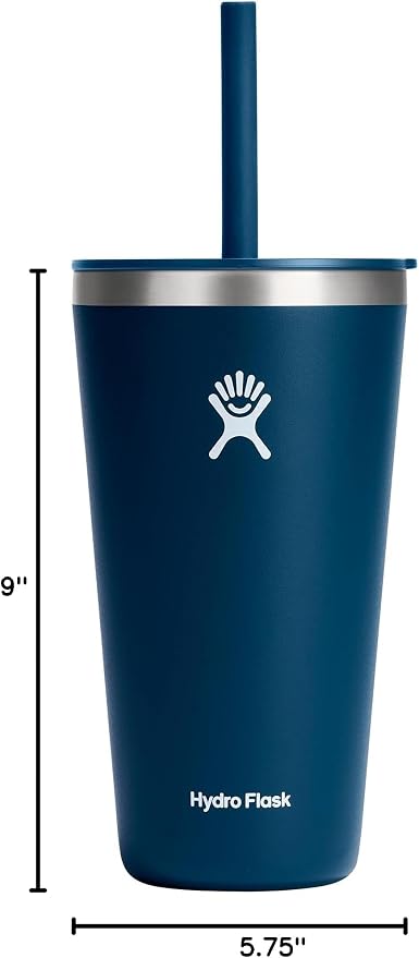 28 OZ All Around Tumbler Straw LID Indigo Blue - Image 9