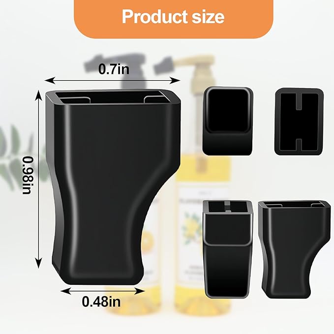 15 Pcs Coffee Syrup Pump Tip Covers Black Rubber Seal Caps for Coffee Syrup Bottles Fits Most Pump Tips, Keep Sugar Condiments Olive Clean Preserved for Barista, Café, Home Use